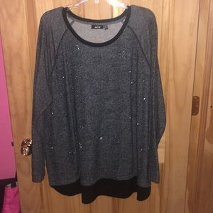 Apt 9 Rhinestone light sweater